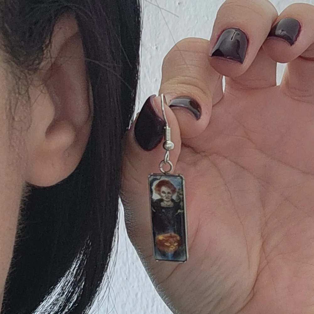 ​Halloween Hocus Pocus Mary Sanderson Pumpkin Earrings
